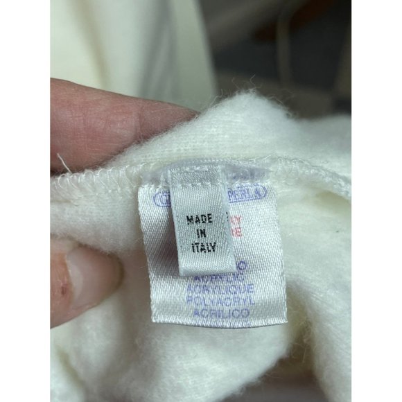 White wrap robe with pockets by Joelle made in Italy Size L - Picture 5 of 6